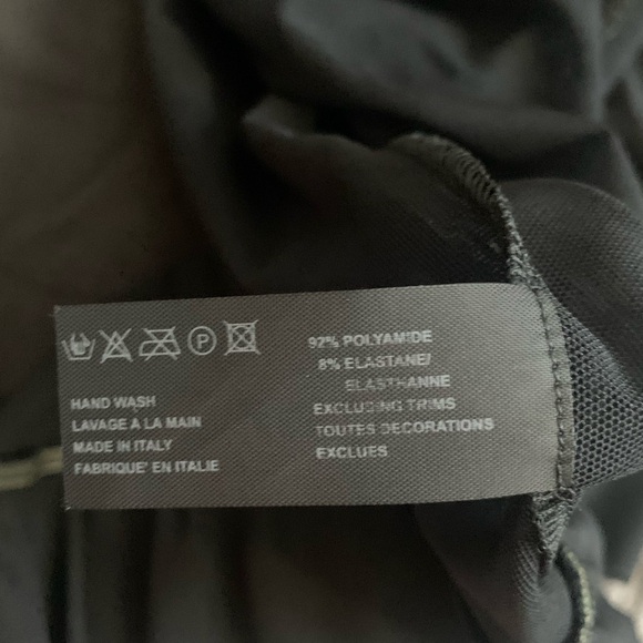 Myla black satin bow and mesh babydoll with matching thong. - Picture 12 of 12